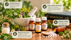 What is homeopathy: homeopathic medicines, pellets, natural sources and different potencies